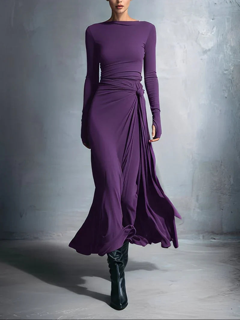 Naiara ❘ Maxi dress with side knot