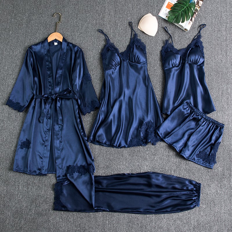 Rebecca | 5-Piece Lace Nightwear Set