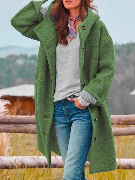 Audrey - Cozy Button-Up Outdoor Jacket