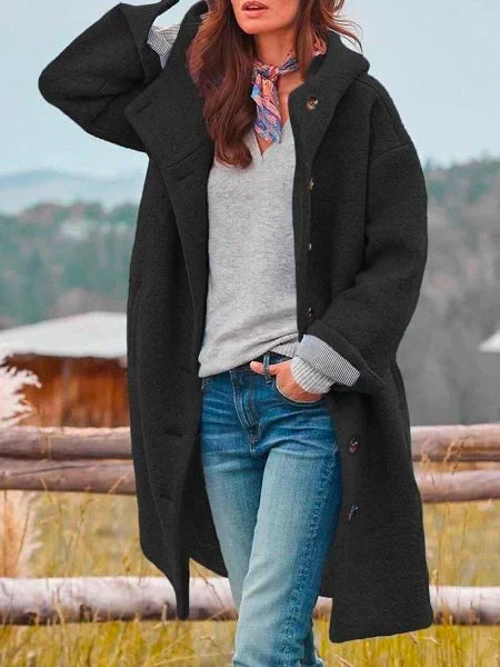 Audrey - Cozy Button-Up Outdoor Jacket