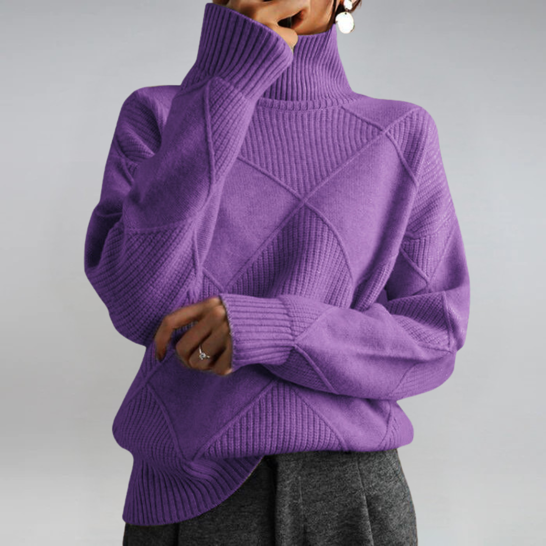 Lauren | Luxe Cashmere Turtleneck Sweater