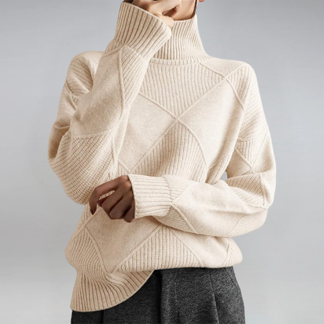 Lauren | Luxe Cashmere Turtleneck Sweater