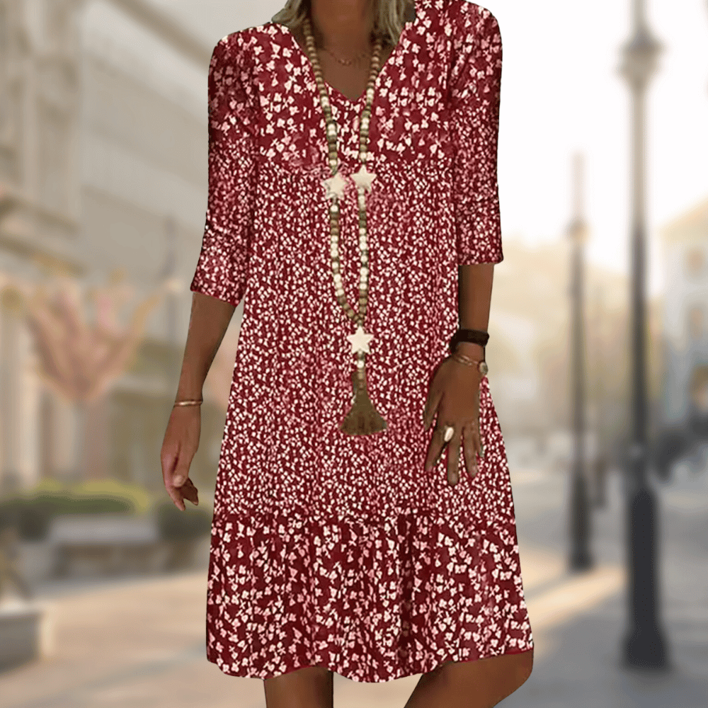 Naila | Elegant Dress With Print