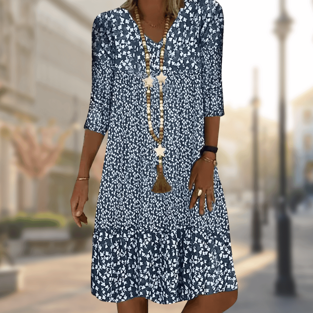 Naila | Elegant Dress With Print