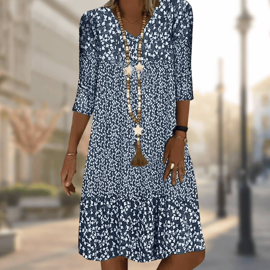 Naila | Elegant Dress With Print