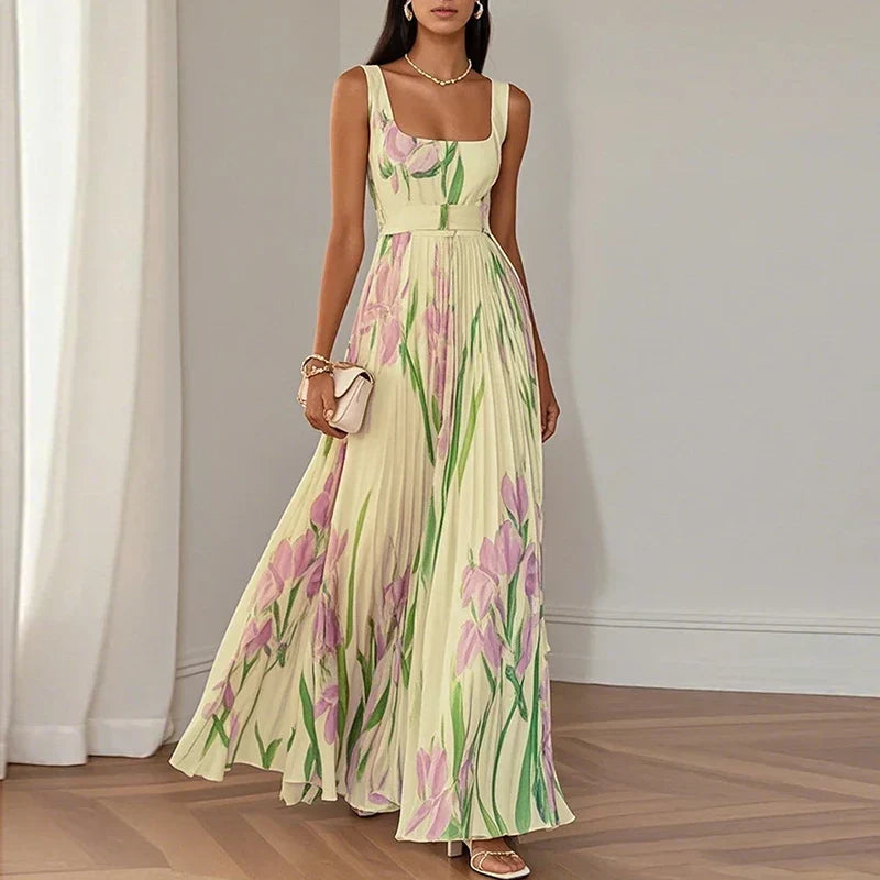 Isla | Elegant Floral Maxi Dress