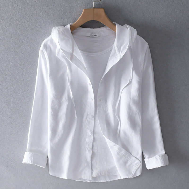 The Celest | Breezy Cotton-Linen Hoodie
