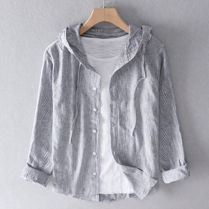 The Celest | Breezy Cotton-Linen Hoodie