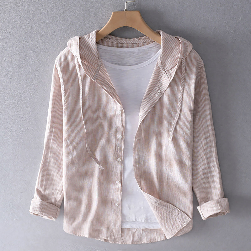 The Celest | Breezy Cotton-Linen Hoodie