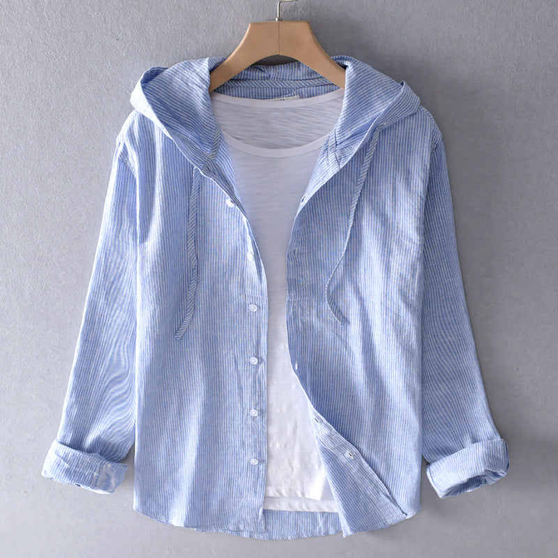 The Celest | Breezy Cotton-Linen Hoodie