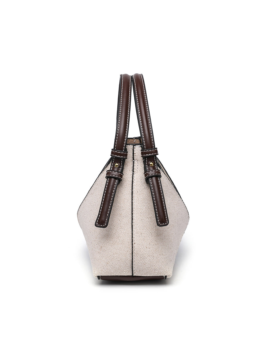 Women's Crossbody Canvas Wallet With Gold Zipper