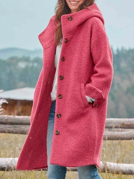 Audrey - Cozy Button-Up Outdoor Jacket