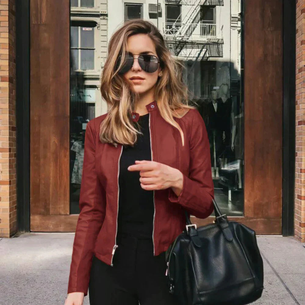 Sophia | Leather Jacket